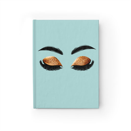 Beauty and Glitter Hardcover Notebook