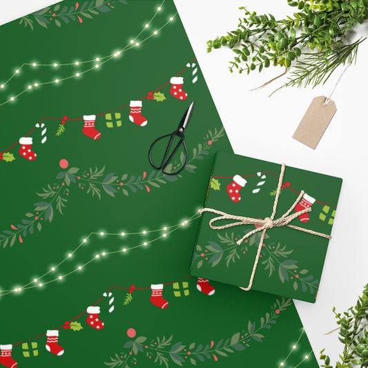 Holiday Lights - Christmas/Holiday/Hanukkah Gift Wrapping Paper