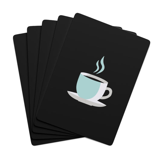 Dark Academia Coffee Shop Playing Cards