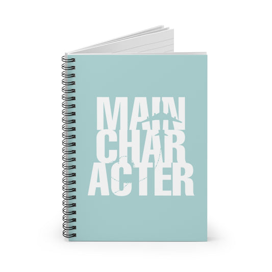 The Main Character Energy Spiral-Bound Notebook