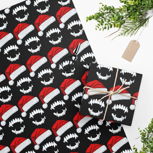 Vampire Santa - Christmas Gift Wrapping Paper